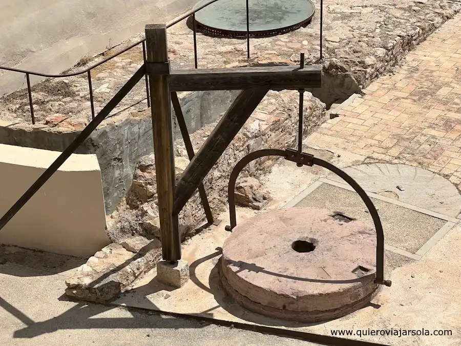 Una muela de molino