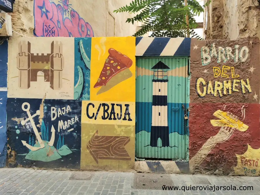 Mural en la calle Baja