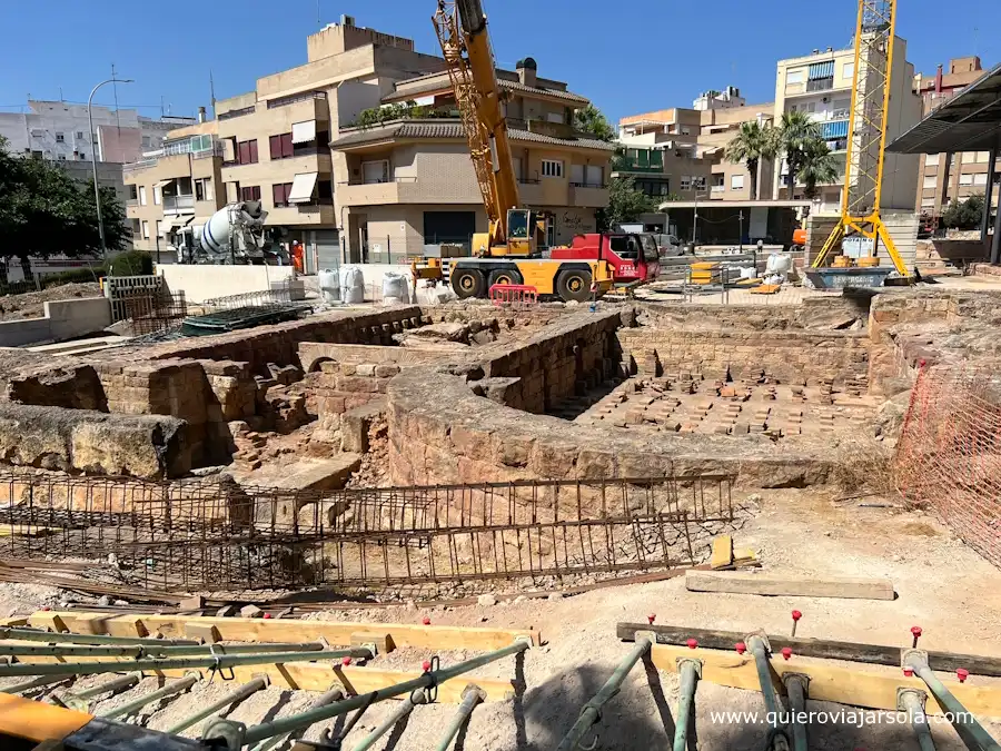 Termas romanas en obras