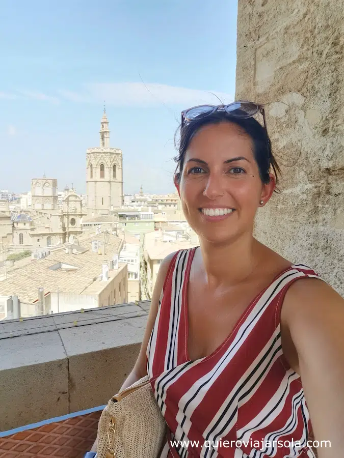 Yo disfrutando de las vistas desde la torre