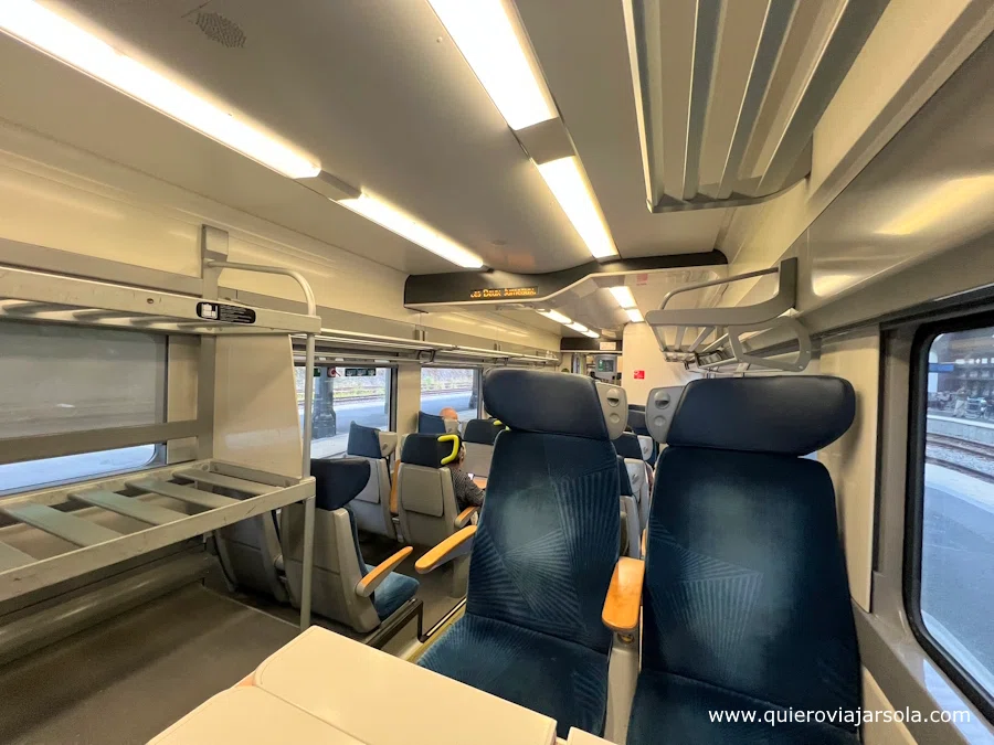 Interior de un tren TER