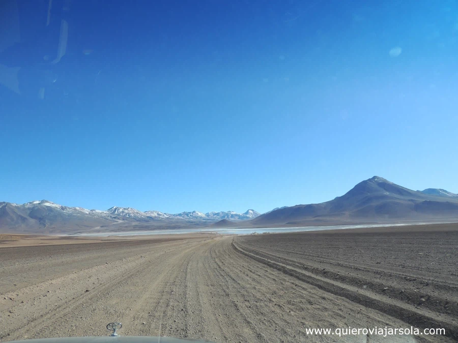 Uno de los caminos en la reserva