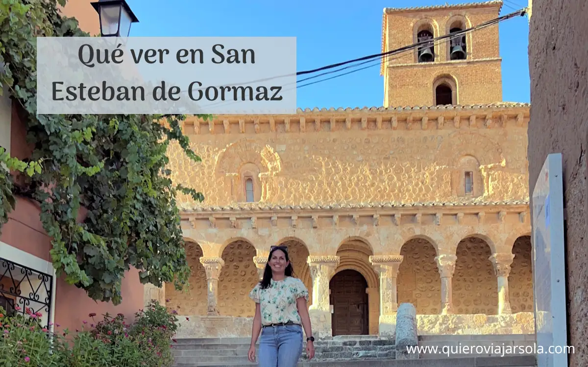 Yo en la iglesia de San Miguel