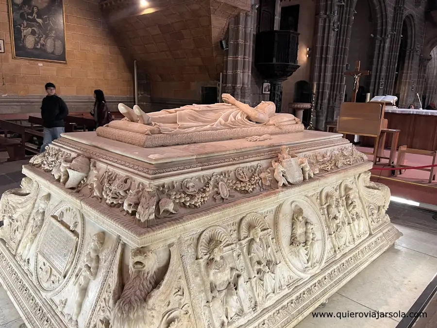 Sepulcro del Príncipe Juan en el monasterio
