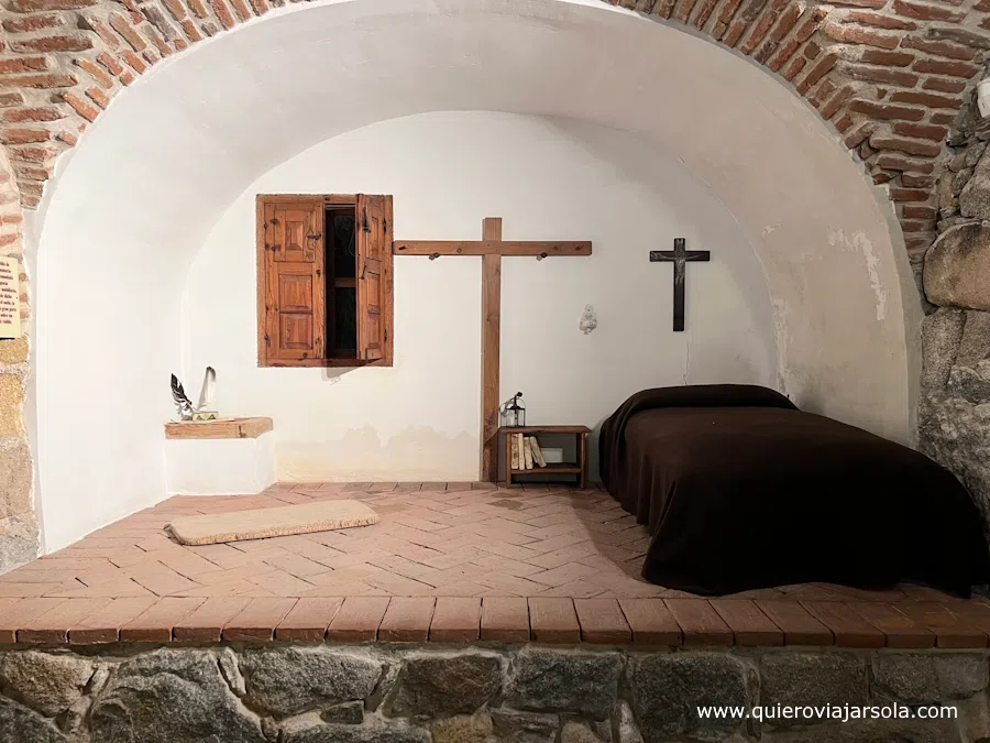 Recreación de la celda de Santa Teresa